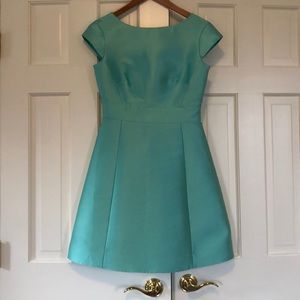 NWTO Turquoise Kate Spade backless mink dress